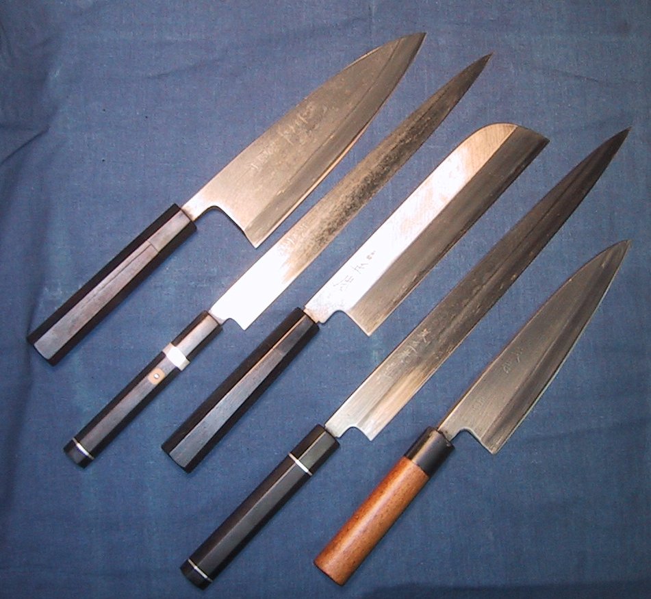 長い事使わずに錆びてしまった包丁達の再生・・・ 研ぎ屋の製作日誌 WAFT